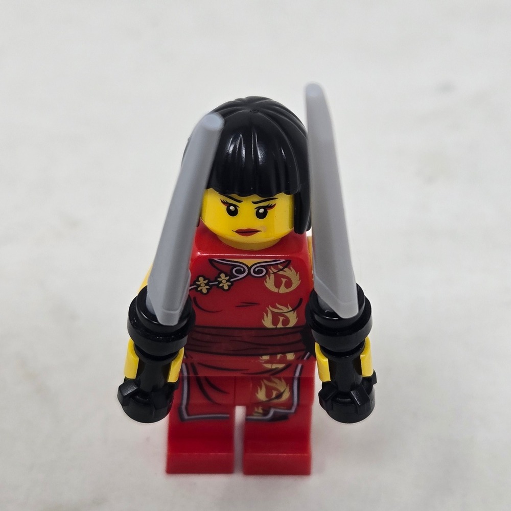 LEGO Ninjago Nya Minifigure Honor Robe with Dual Katanas njo255 Red Ninja Figure - Picture 3 of 5